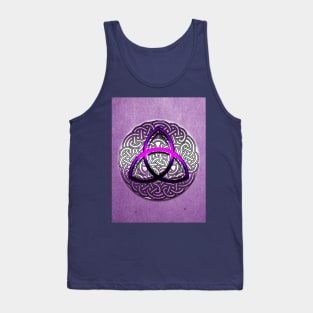 Purple triquetra Tank Top